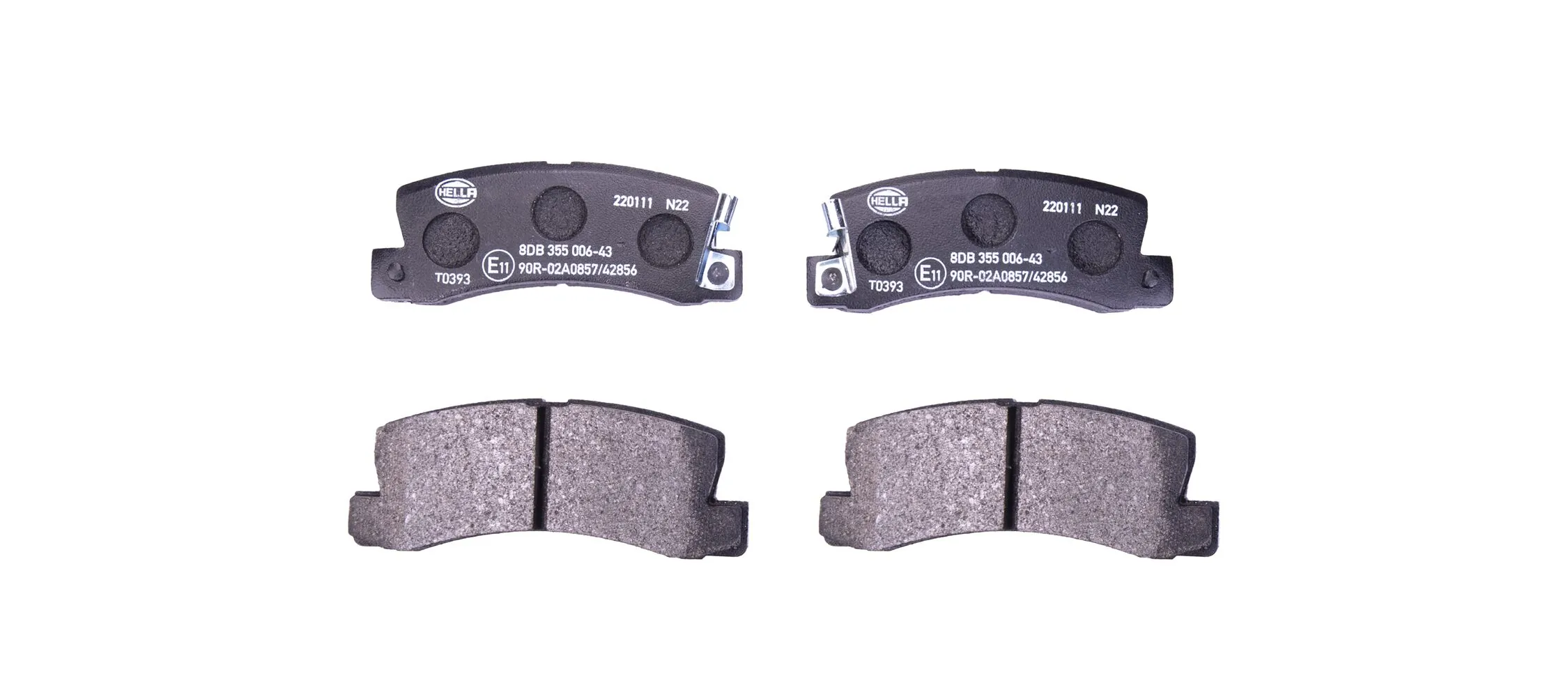 Brake Pad Set, disc brake 8DB 355 006-431