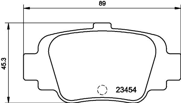 Brake Pad Set, disc brake 8DB 355 011-551