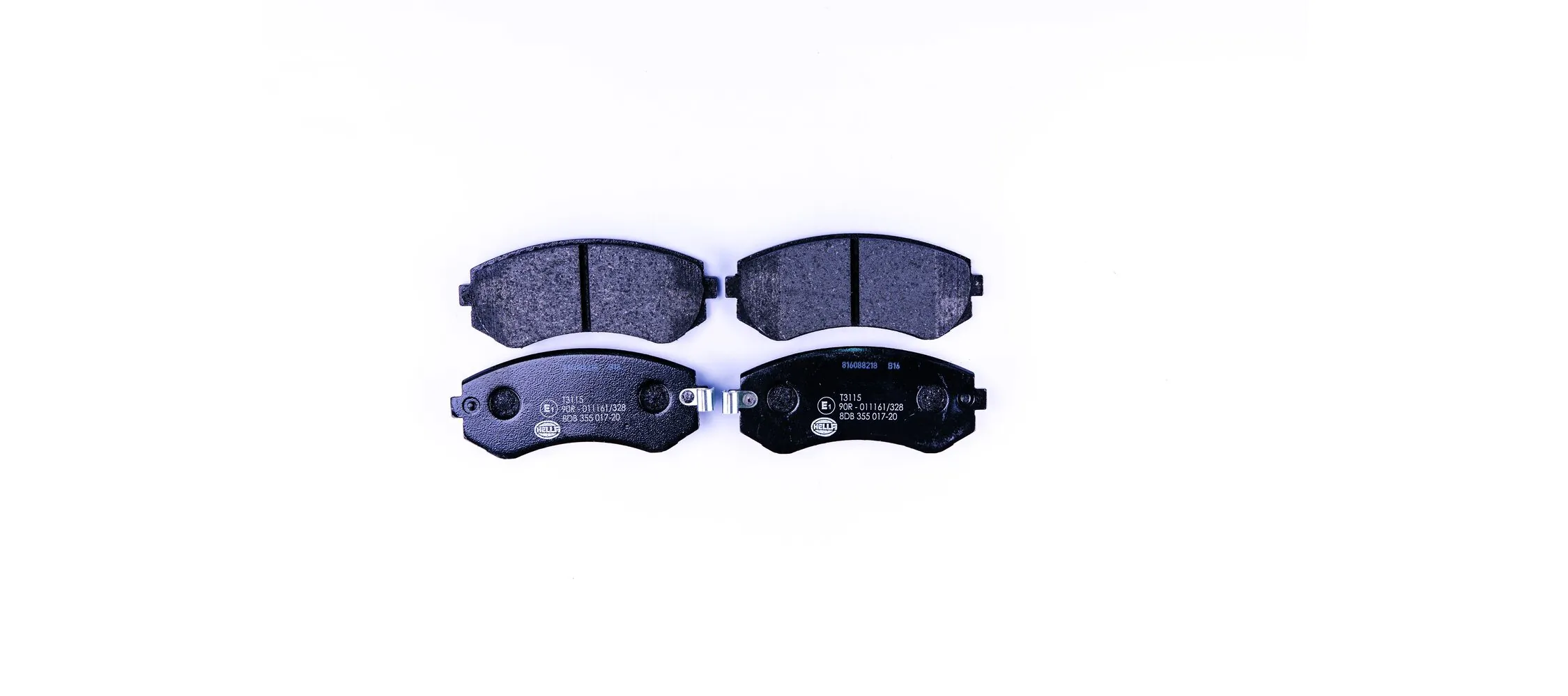Juego de pastillas de freno 8DB 355 017-201
