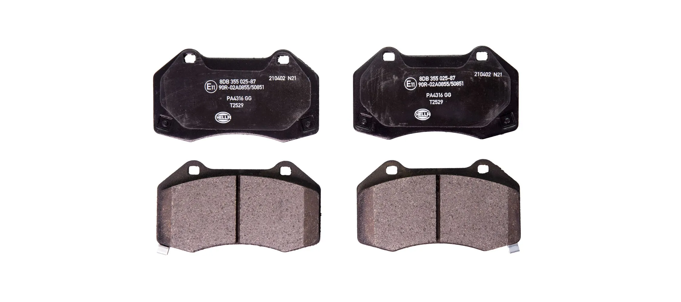 Brake Pad Set, disc brake 8DB 355 025-871