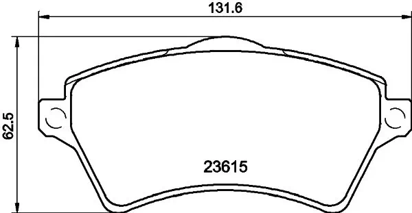 Brake Pad Set, disc brake 8DB 355 009-761