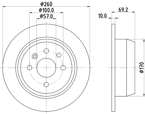 Brake Disc 8DD 355 102-731
