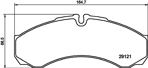 Brake Pad Set, disc brake 8DB 355 005-411