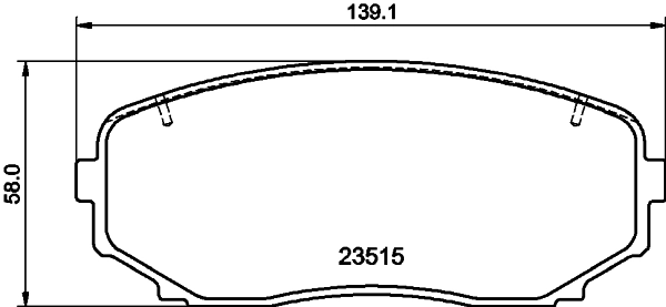 Brake Pad Set, disc brake 8DB 355 032-941