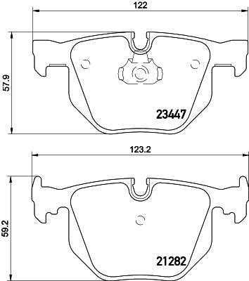 Brake Pad Set, disc brake 8DB 355 009-331