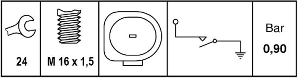 Oil Pressure Switch 6ZL 003 259-721