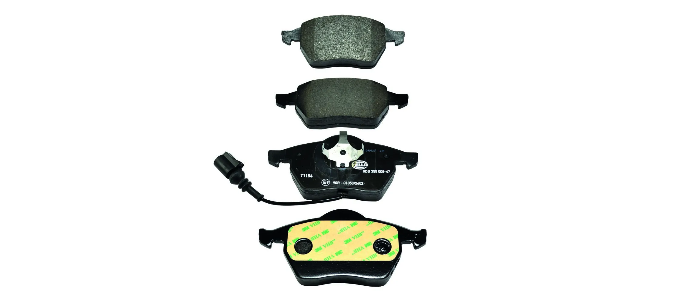 Brake Pad Set, disc brake 8DB 355 008-471