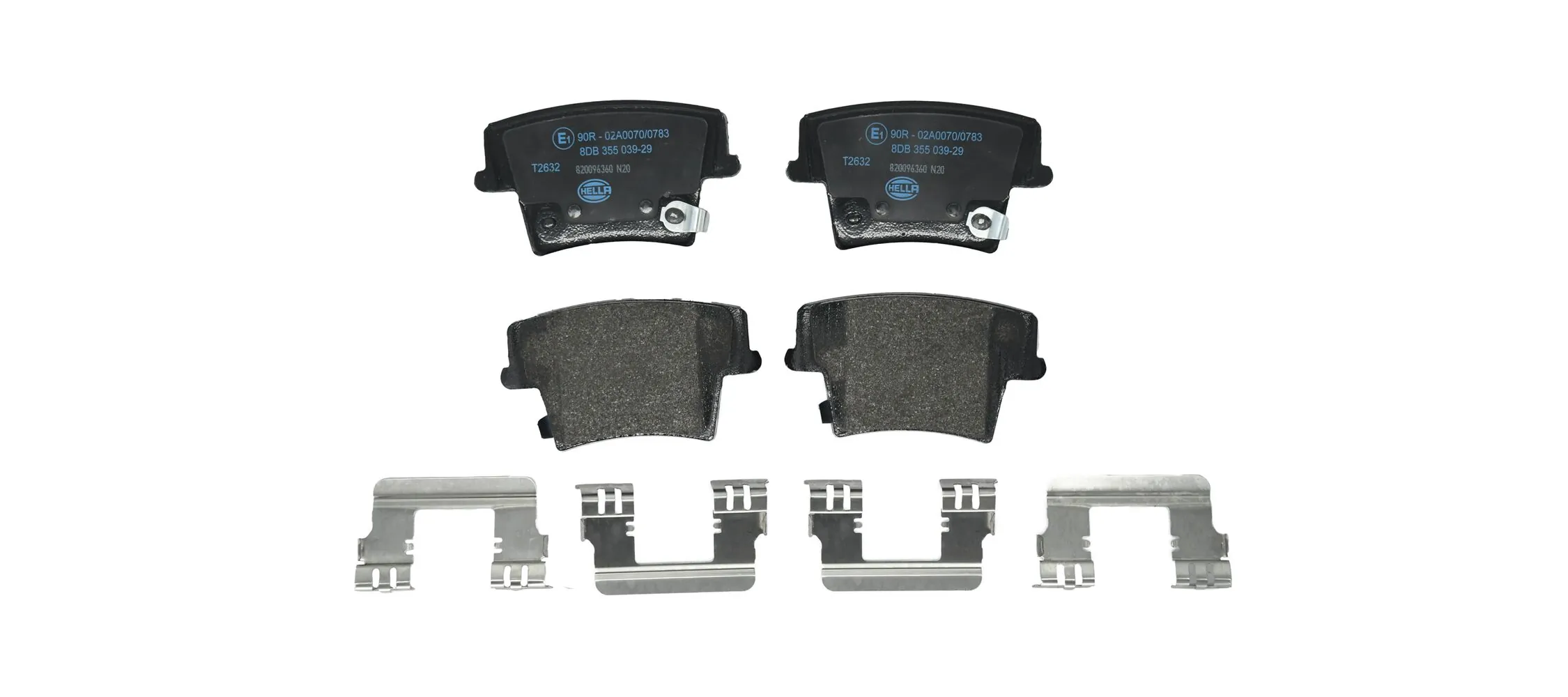 Brake Pad Set, disc brake 8DB 355 039-291