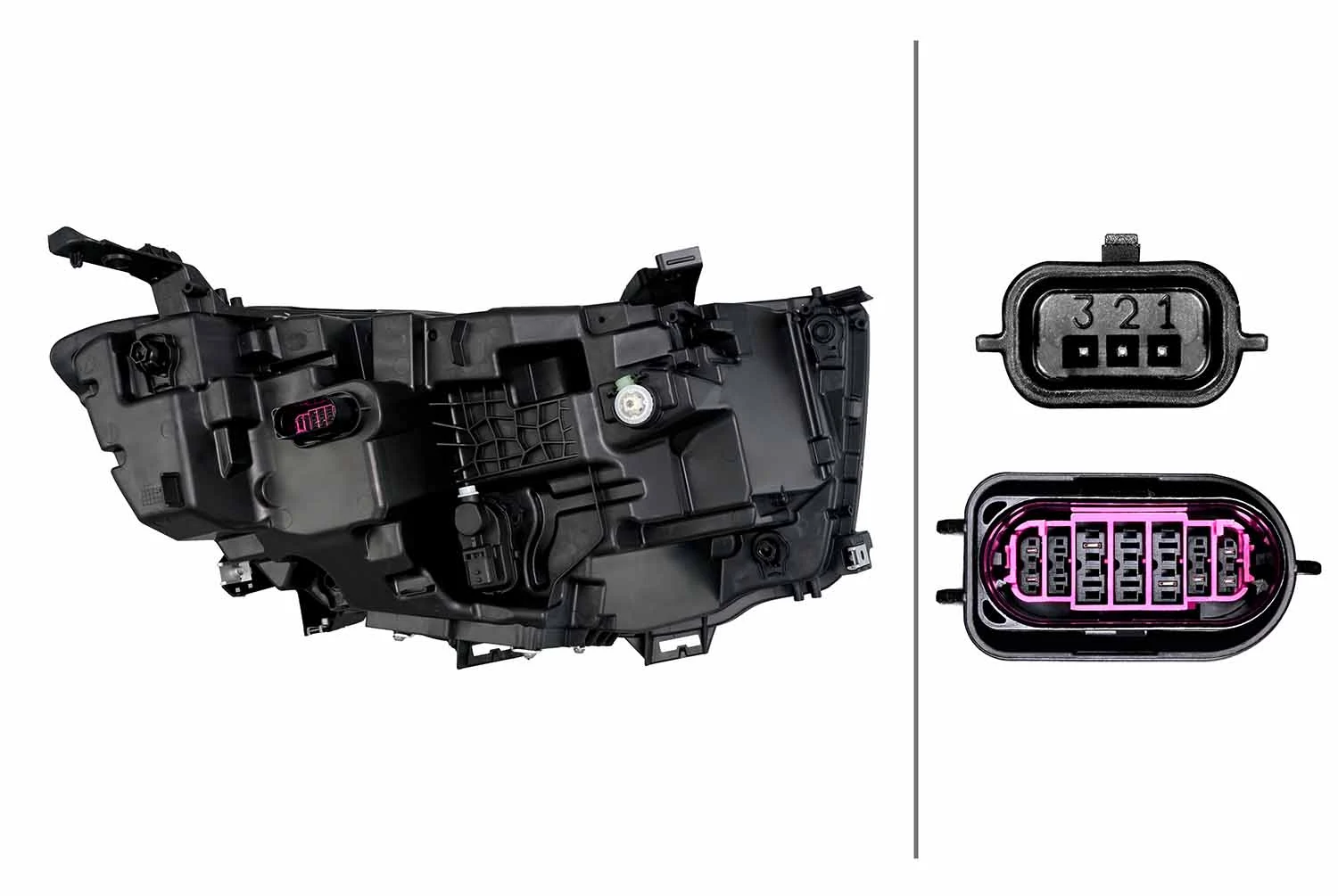 HELLA 1EX 015 150-611 Headlight