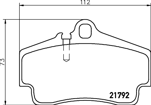 Brake Pad Set, disc brake 8DB 355 018-481