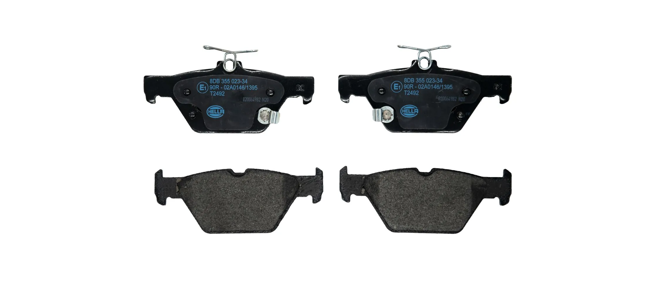 HELLA 8DB 355 023-341 Brake Pad Set, disc brake