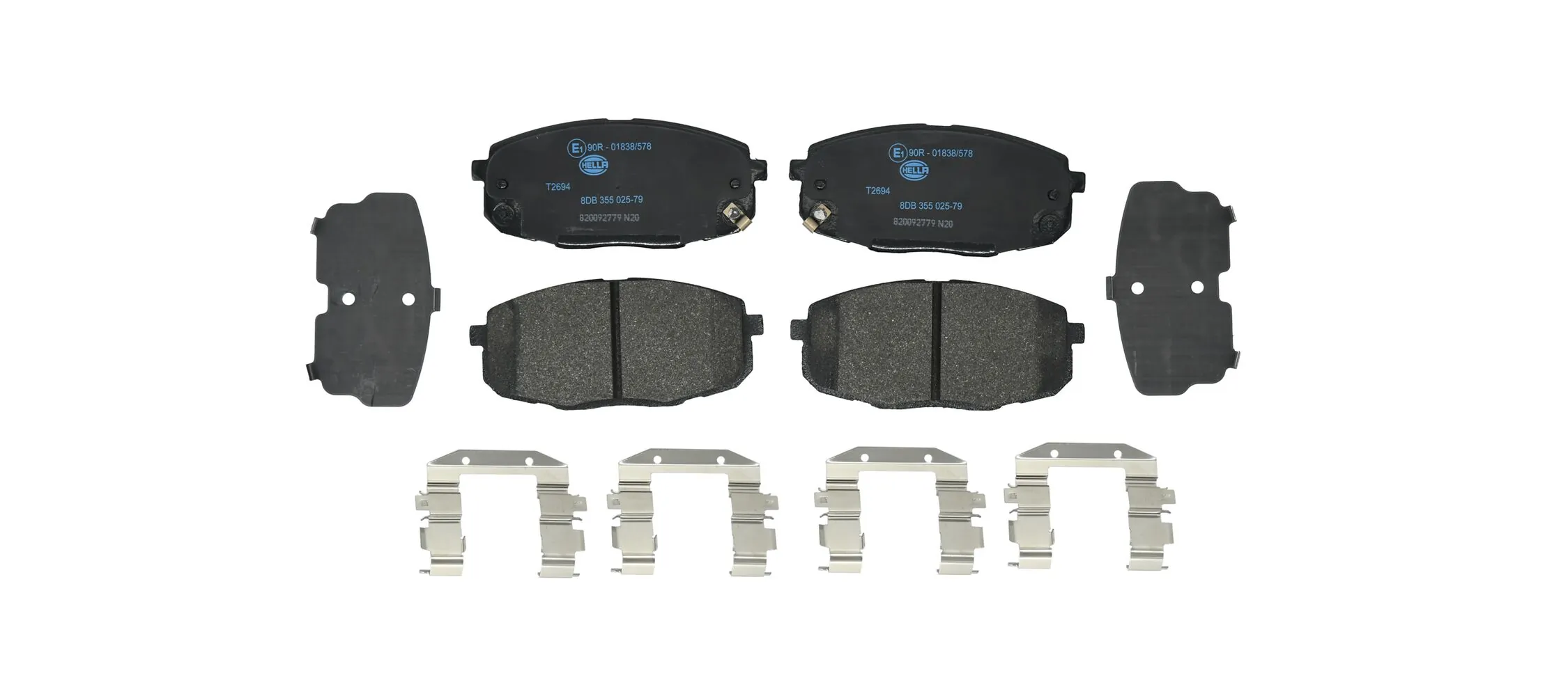 HELLA 8DB 355 025-791 Brake Pad Set, disc brake
