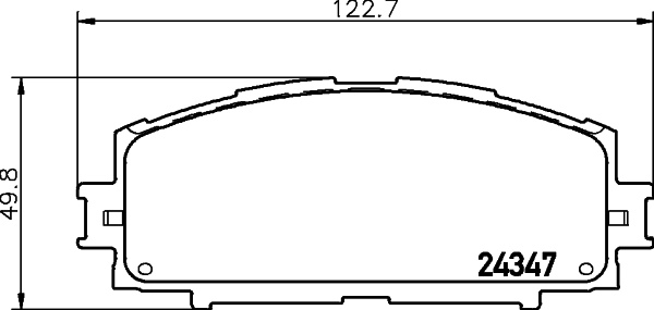 Brake Pad Set, disc brake 8DB 355 012-361