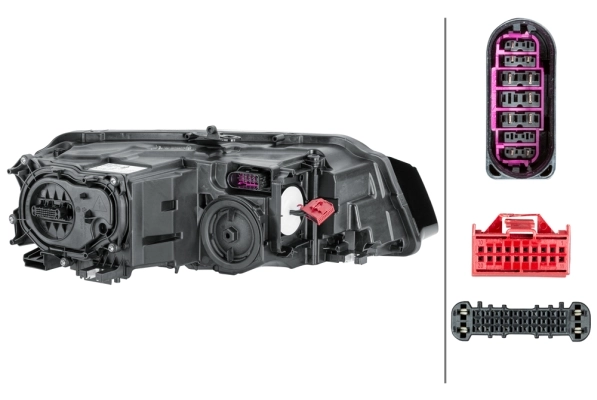 HELLA 1EX 011 496-511 Headlight