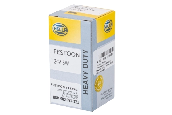 Bulb, interior light HEAVY DUTY 8GM 002 091-321