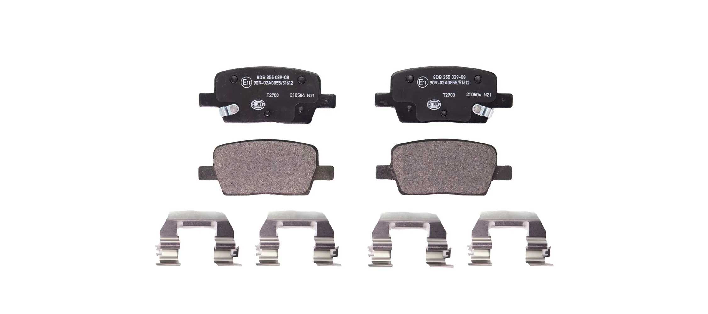 Brake Pad Set, disc brake 8DB 355 039-081