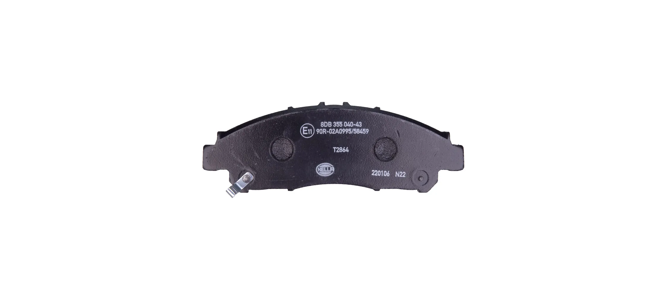 Brake Pad Set, disc brake 8DB 355 040-431