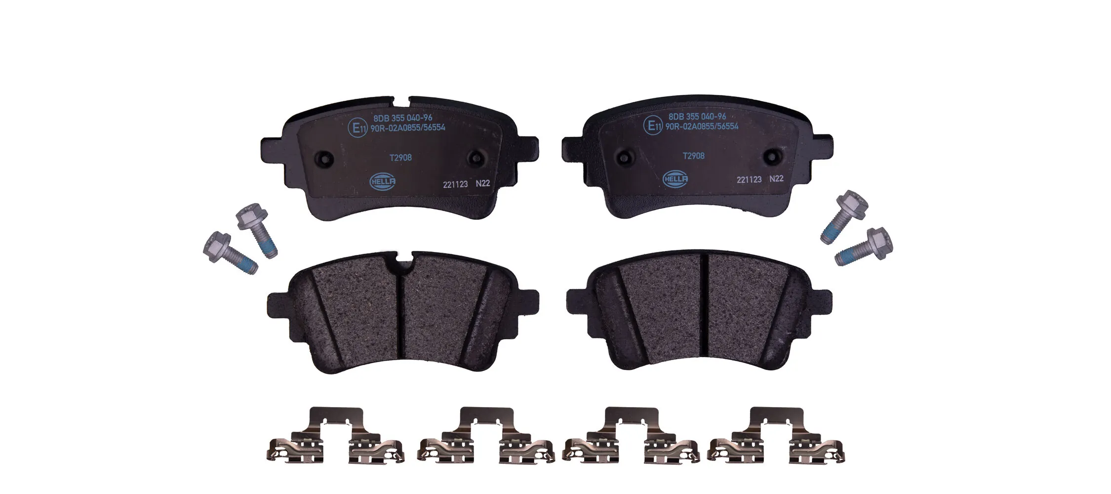 Brake Pad Set, disc brake 8DB 355 040-961