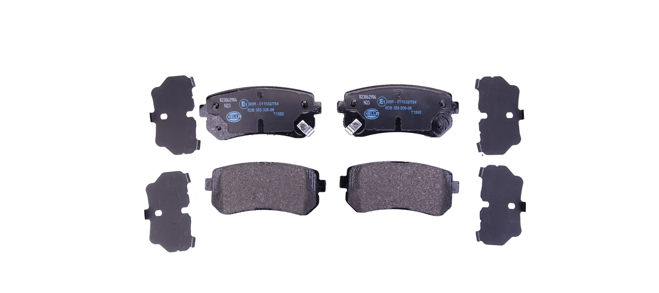 Brake Pad Set, disc brake 8DB 355 006-961