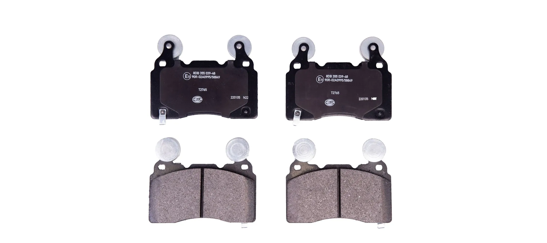 Brake Pad Set, disc brake 8DB 355 039-481