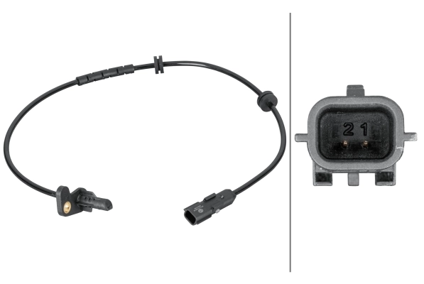 Sensor, wheel speed 6PU 012 806-881