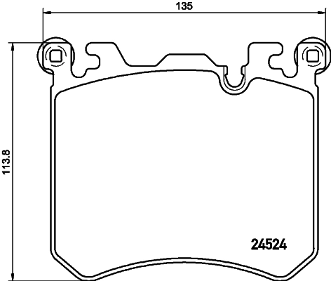 Brake Pad Set, disc brake 8DB 355 020-431