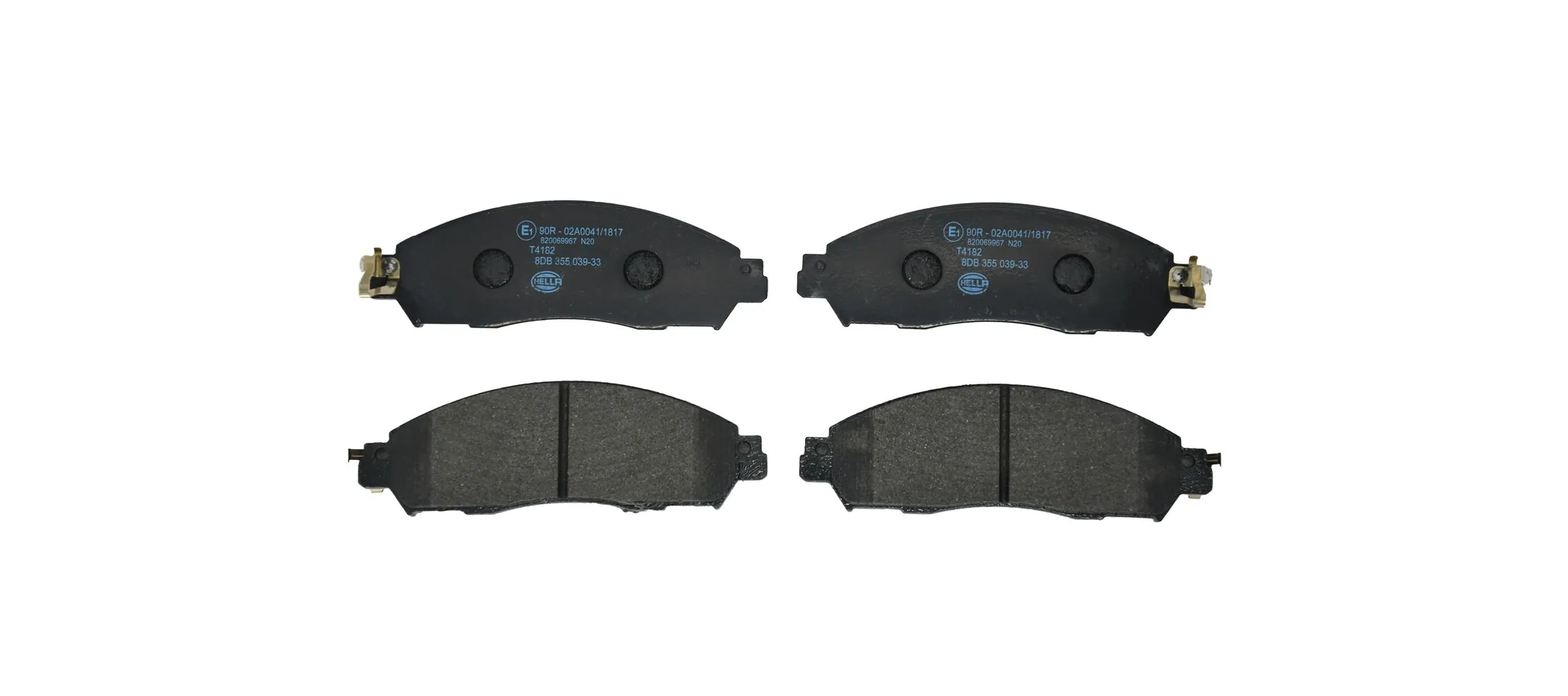 Brake Pad Set, disc brake 8DB 355 039-331