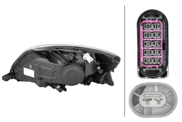 Headlight 1ED 010 417-341