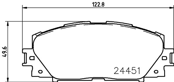 Brake Pad Set, disc brake 8DB 355 014-311