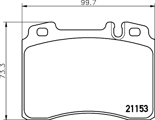 Brake Pad Set, disc brake 8DB 355 007-471