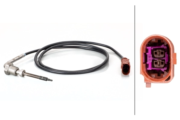 Sensor, exhaust gas temperature 6PT 014 494-531