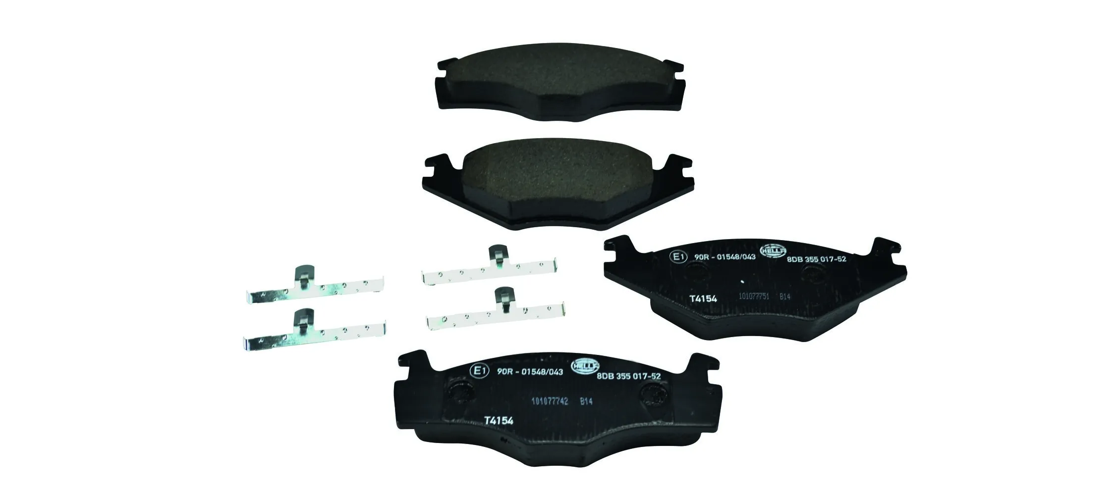 Brake Pad Set, disc brake 8DB 355 017-521