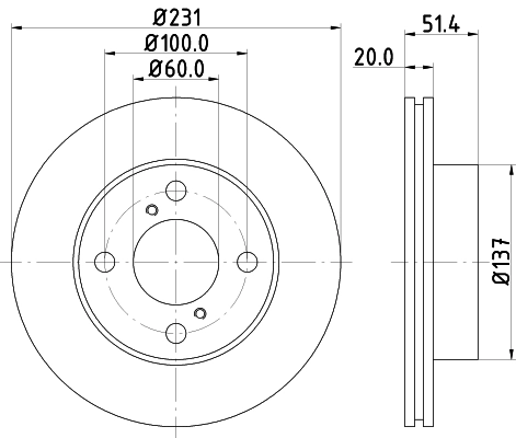 Brake Disc 8DD 355 116-501