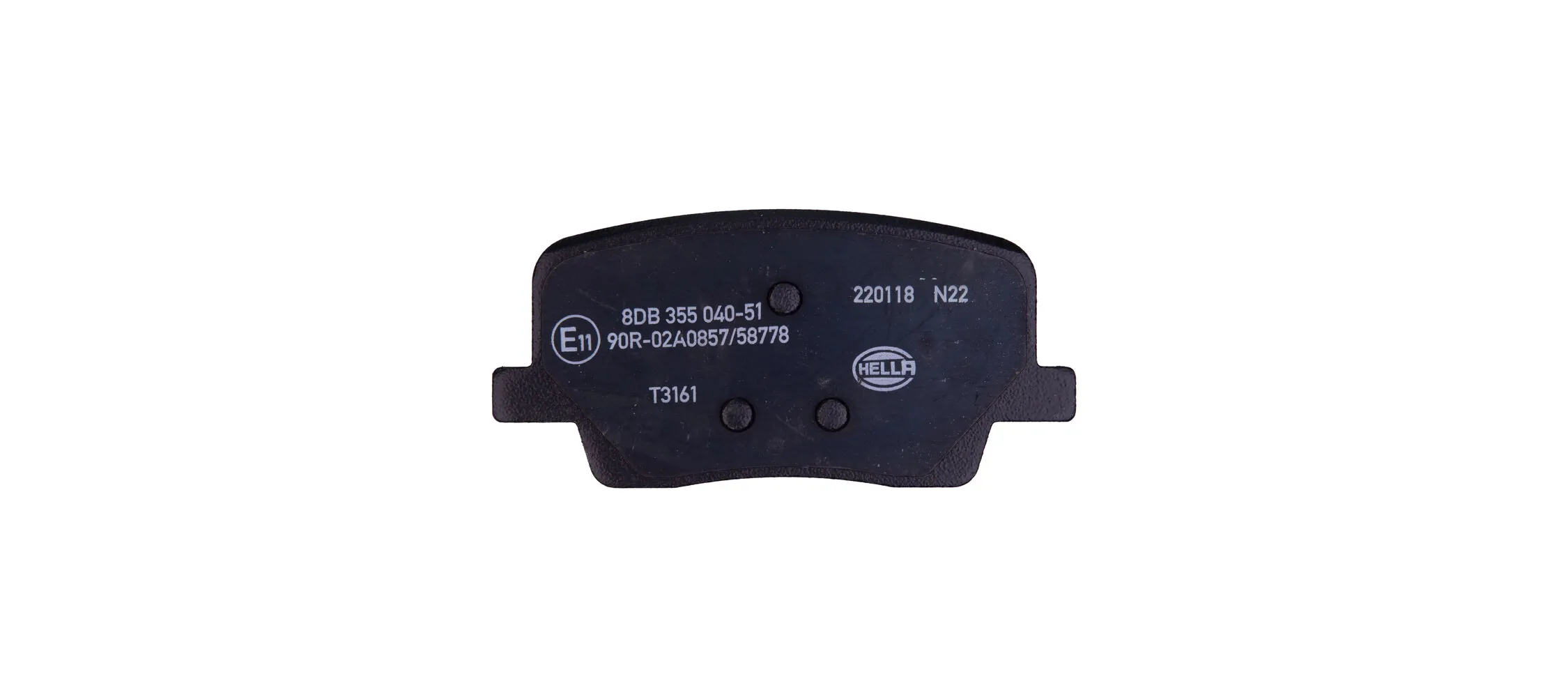 HELLA 8DB 355 040-511 Brake Pad Set, disc brake