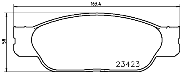 HELLA 8DB 355 018-551 Brake Pad Set, disc brake