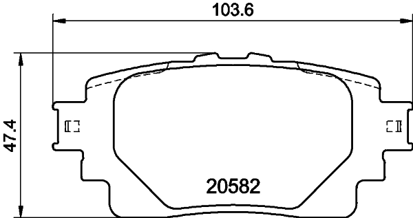 HELLA 8DB 355 040-121 Brake Pad Set, disc brake