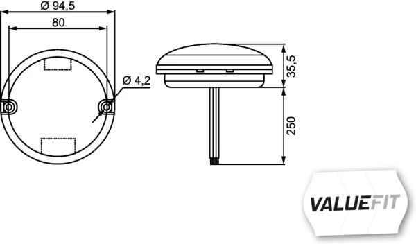 HELLA 2SB 357 028-011 Tail Light