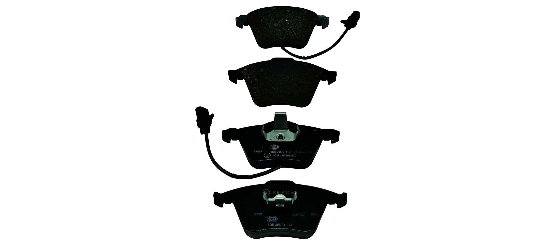 Brake Pad Set, disc brake 8DB 355 011-711