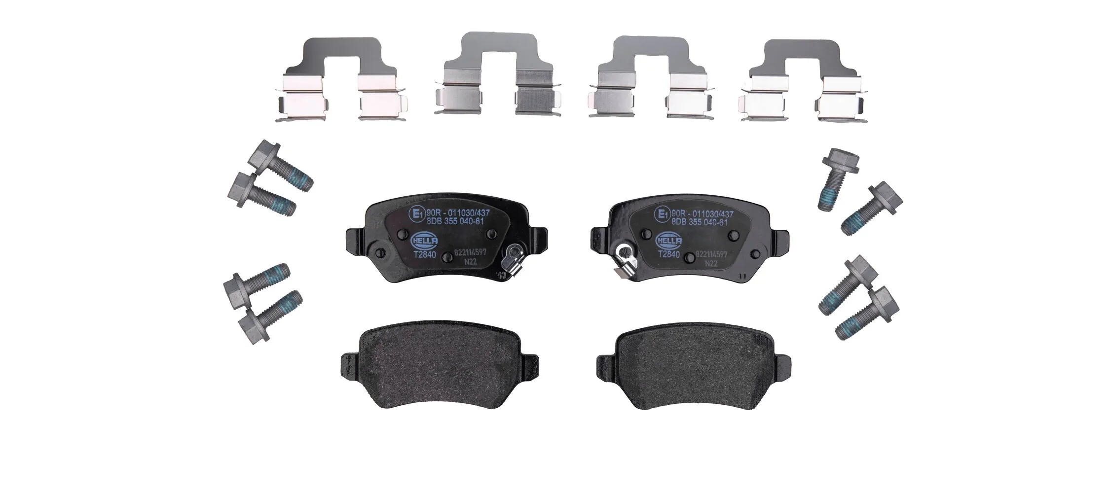 Brake Pad Set, disc brake 8DB 355 040-611