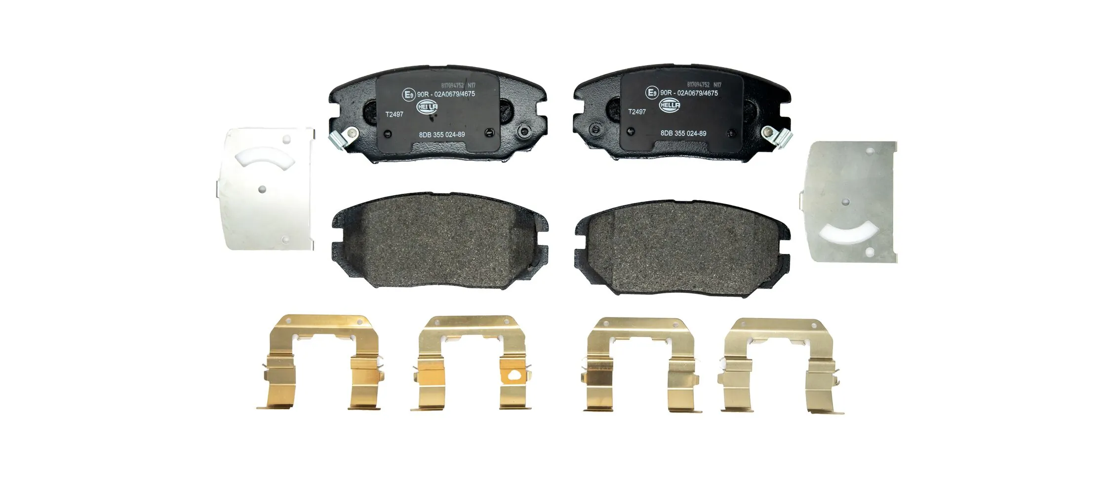 Brake Pad Set, disc brake 8DB 355 024-891