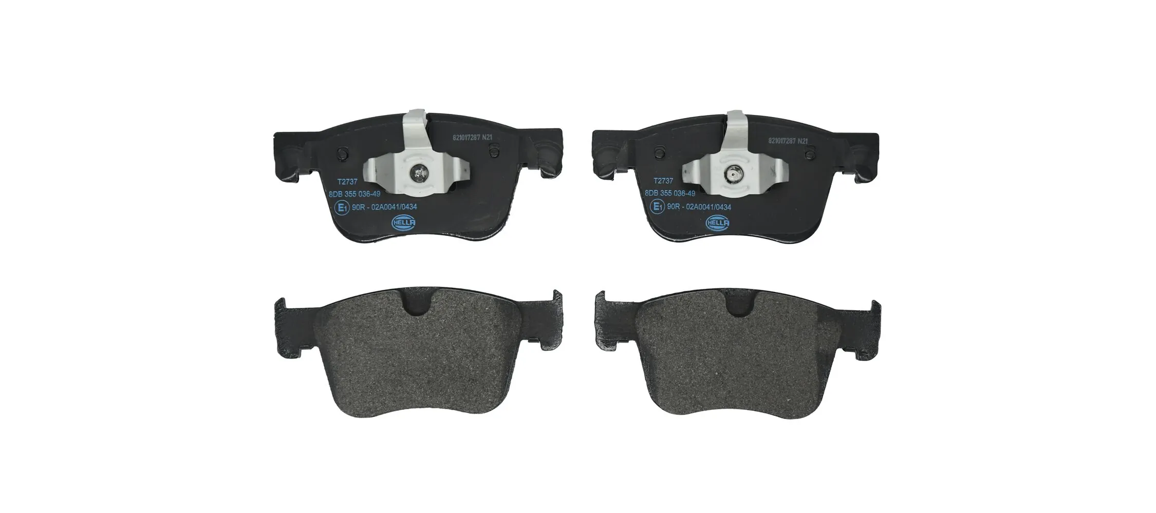 Brake Pad Set, disc brake 8DB 355 036-491