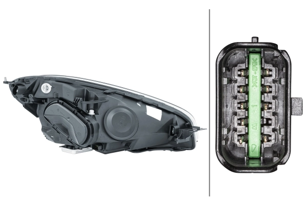 HELLA 1ZS 009 237-211 Headlight