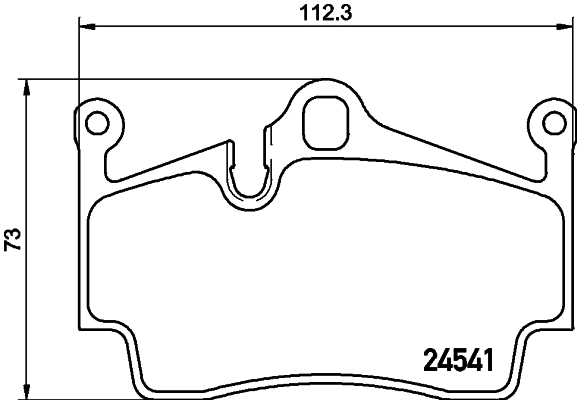Brake Pad Set, disc brake 8DB 355 013-311