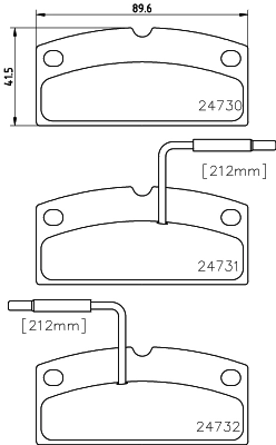 HELLA 8DB 355 014-171 Brake Pad Set, disc brake