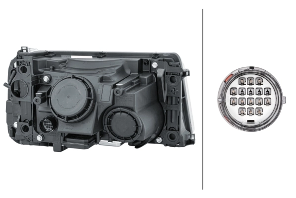 HELLA 1EL 238 022-871 Headlight