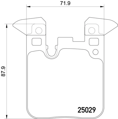 Brake Pad Set, disc brake 8DB 355 021-611