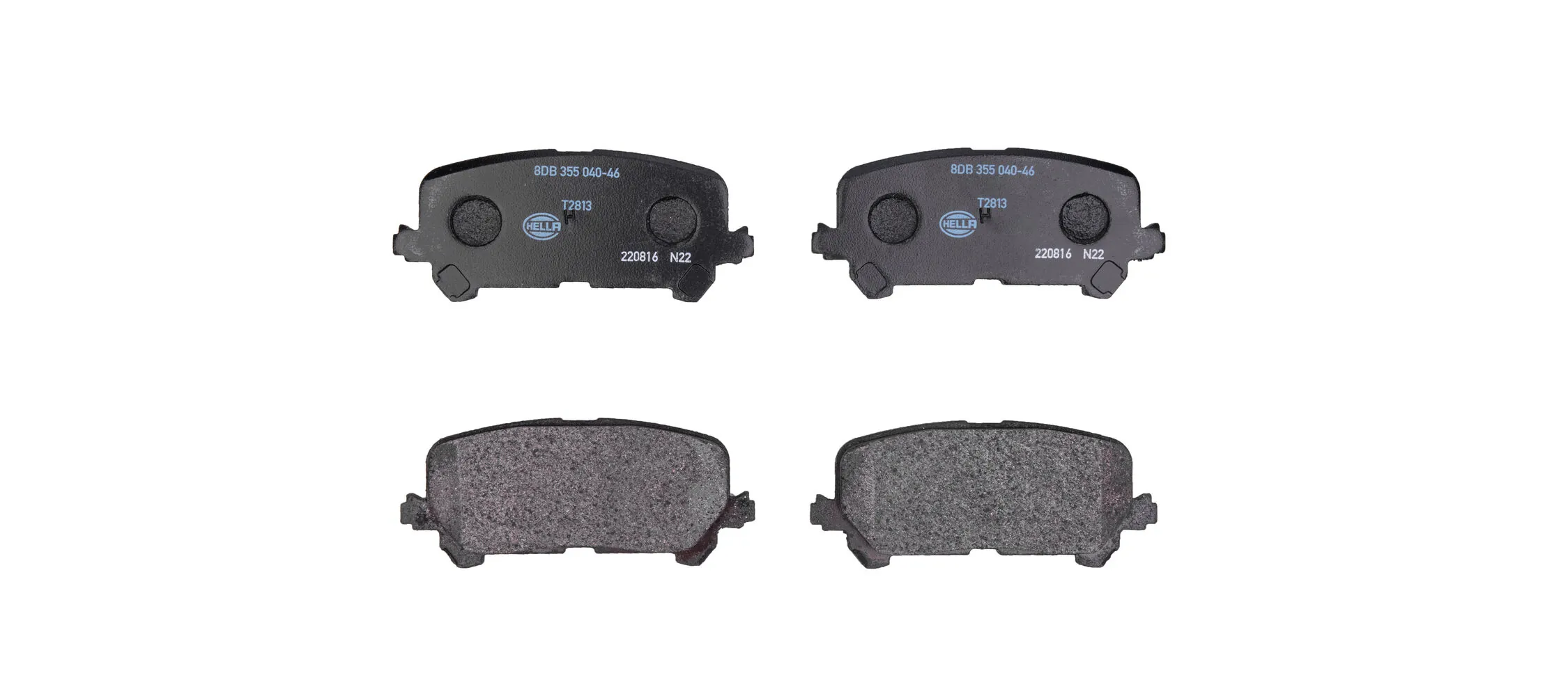 Brake Pad Set, disc brake 8DB 355 040-461