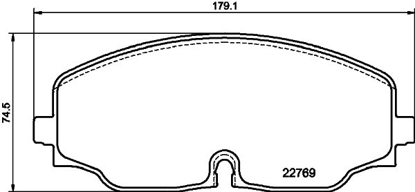 Brake Pad Set, disc brake 8DB 355 039-941