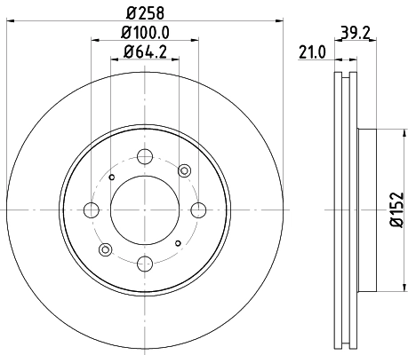 Brake Disc 8DD 355 114-451