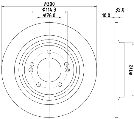 Brake Disc PRO 8DD 355 134-731